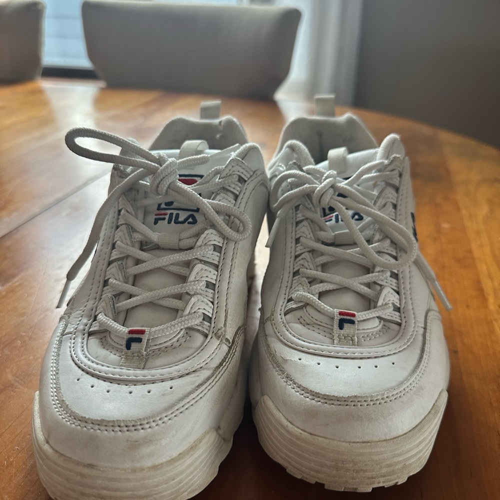 Fila White Athletic Shoes